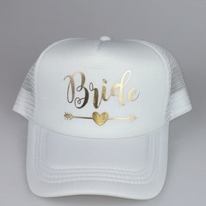 Bride Gold Foil Trucker Hat